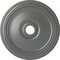 Ekena Millwork Diane Ceiling Medallion (Fits Canopies up to 6 1/4"), Hnd-Painted Silver, 24"OD x 3 5/8"ID x 1 1/4"P CM24DISLS - alternate 1